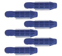 Mobestech Pinzas Cabello para Mujeres 6piezas Rulos para Flequillo Portátiles y Ahorradoras Material Abs Color Azul