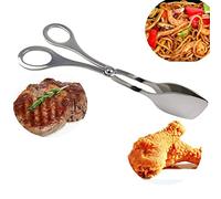 Mobestech Pinzas Inoxidable 304 para Alimentos Antideslizantes Diseño Ergonómico 30 Cm Utensilios de Cocina para Ensaladas y Barbacoa Set de 1