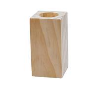 Mobestech Portavelas de Madera Natural Grande Soporte Decorativo Rústico para Mesa Centro de Mesa para Hogar Diseño Pastoral Resistente y Fácil de Usar