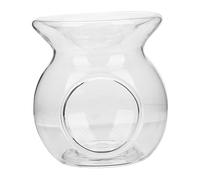 Mobestech Portavelas para Aceite Esencial Calentador de Cera Aromática Transparente Lámpara Decorativa Elegante para Dormitorio y Romántico