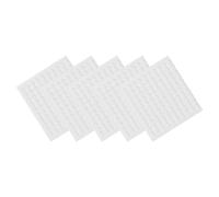 Mobestech Puntos Adhesivos de Doble Cara Redondos Transparentes Acrílicos 10mm Diámetro 0,5mm 500 Unidades para Decoración Hogar Oficina Pegamento Removible Multiuso