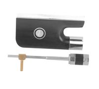 Mobestech Rana de Violín y Violonchelo con Tornillo, Pieza de Repuesto de Metal en Ébano Multicolor, Accesorio para Reparación de Violines, Suministro para Instrumentos de Cuerda, Uso