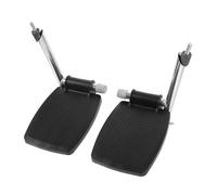 Mobestech Recambios Silla Ruedas Reposapiés Elevadores de Metal y Abs, Accesorios Ligeros y Plegables para Silla de Ruedas, Ideales para Usuarios Movilidad Reducida