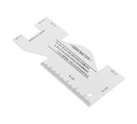 Mobestech Regla de Costura de Aluminio Marcas Negras para Patchwork y Acolchado Plantilla Multifuncional para Medir Costuras Herramienta Ligera y Precisa para Manualidades