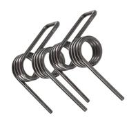 Mobestech Resorte de Torsión Doble 304 Acero Inoxidable 4x26mm 3 Vueltas Resistente al Desgaste para Reparación Eléctrica Multiusos 2 Piezas Uso Industrial y Técnico