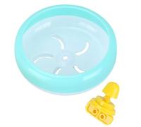 Mobestech Rueda de Ejercicio Silenciosa Que Mantiene a Tu Mascota Activa y Saludable Color Aleatorio Plástico Duradero para Hámster y Mascotas Pequeñas para Jaulas