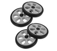 Mobestech Ruedas de Repuesto para Carros de Compra 4 Piezas Plástico Resistente al Desgaste Ruedas Giratorias Silenciosas para Reparación de Muebles y Carritos de Supermercado Uso