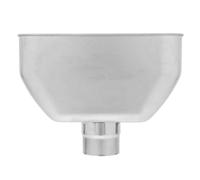 Mobestech Salida de Bajante de Acero Inoxidable 304 para Sistema de Captación de Agua de Lluvia, Accesorio Multifuncional y Versátil para Canaletas y Bajantes Diseño Simple y Elegante