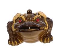 Mobestech Sapo Dorado Que Cambia de Color Suerte decoración Shui Afortunado té para Rana afortunada Monedas de la Fortuna China Estatua de Sapo de Dinero Estatua de Rana de Resina
