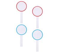 Mobestech Set de 4 Pizarras Prácticas Marcador y Paletas de Borrado en Seco, Portátiles para Uso en Clases y Juegos