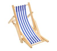 Mobestech Silla De Playa En Miniatura Tostada Peluches Pequeña Palmera Signo De Tabla De Altura para Mini De Resina Decoración En Miniatura Bajo El Agua Diario Blue Paño