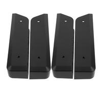 Mobestech Soporte de Pared para Básculas Digitales de Peso Corporal en Acrílico Negro, Diseño Minimalista y Delgado, Fácil Instalación, Paquete de 2 Unidades para Uso Frecuente