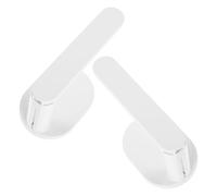 Mobestech Soporte de Pared para Básculas Digitales Peso Corporal, Material Abs Blanco, Diseño en L Estable y Seguro para Baños y Espacios Pequeños