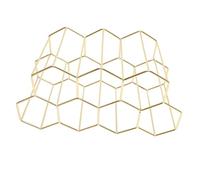 Mobestech Soporte para Vino De Hierro Botellero Decorativo para Mesa Estante De Exhibición para Botellas De Vino Suministro De Bar