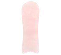 Mobestech Tablero Gua Sha de Cuarzo Rosa Herramienta Facial y Ocular Piedra Gua Sha Masajeador Facial Cuidado Piel para Masajes Faciales Casa