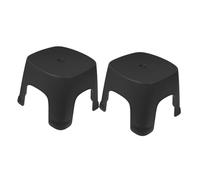 Mobestech Taburete para Niños Pequeños Pequeño De Plástico PVC Antideslizante para Baño y Entrenamiento 2 Piezas, Reposapiés Estable para Inodoro y Ducha Hogar