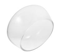 Mobestech Tanque De Vidrio para Tortugas Redondo Transparente Acuario Pequeño De Vidrio para Paisaje Florero De Acuario para Tortugas