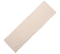 Mobestech Tela de Bordado Cuadriculada para Coser y Punto de Cruz, Tela de Rejilla de Lino Beige 50x160 Cm para Manualidades Diy, Resistente a Arrugas y Calor, Adecuado para Proyectos