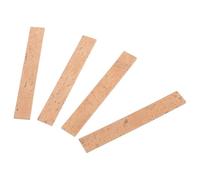 Mobestech Tiras de Corcho para Cuello de Trompeta y Saxofón, Kit de Reparación de Almohadillas de Corcho para Instrumento de Viento, Material Resistente, Ajuste Preciso, Pack de 4 Piezas