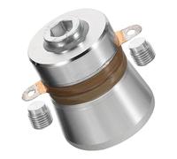 Mobestech Transductor Ultrasónico Piezoeléctrico de Alta Eficiencia 50 W 40 Khz, Cabezal de Vibración para Limpiador Ultrasónico de Tanque, 2 Unidades, Compatible Limpieza de Laboratorio