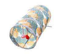 Mobestech Túnel para Gatos Plegable de Poliéster para Interiores Juguete Interactivo Que Fomenta Ejercicio Diario y Vínculo Diseño Ligero y Desmontable para Fácil Almacenamiento