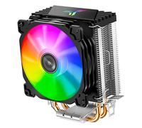 Mobestech Ventilador De Ordenador Hotpipes Dual Air Tower Alto Calor Silencioso Black RGB Cooler V Ventilador De Refrigeración Flujo De Aire Computadora Tubos para CPU