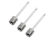 Mobi Lock 3 Piezas Agujas para Bomba de Balón - Agujas de Acero Inoxidable para Bomba de Aire - Ideales para Inflar Balones de Fútbol, Baloncesto, Voleibol y Todos los Demás Balones Deportivos