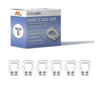 Mobi Lock Clips magnéticos Anti-ronquidos - Clips nasales de Silicona - Solución reutilizable contra los ronquidos nasales. - Disfrute de un sueño más Tranquilo (6)