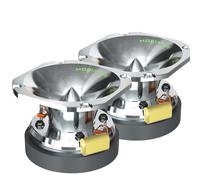 mobiator T40HP - Controlador/tweeter híbrido de alta compresión de 4.5 pulgadas con imán de neodimio de 1.5 pulgadas PEI Vc 750 vatios 4 ohmios, audio profesional, alta frecuencia (par)