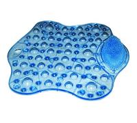 Mobiclinic, Alfombrilla para la Ducha o bañera, De Goma Antideslizante, Uso en, con Efecto Masaje, Dimensiones: 37 x 38 cm