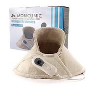 Mobiclinic, Almohadilla cervical, Eléctrica, 3 rangos de temperatura, Apagado automático, Muy bajo consumo, 100w, Marca española, Protección por sobrecalentamiento, Lavable, Para cuello, 62x60cm