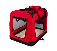 Mobiclinic, Balú, Transportín para mascotas, Talla S, Soporta 8 kg, 50x34x36 cm, Plegable, Rojo