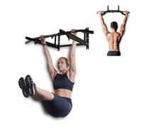 Mobiclinic®, Barra dominadas, Kit de anclaje incluido, Apto para saco boxeo, Asas antideslizantes, Pared, Hasta 100 kg, Multifuncional, Calistenia, Gimnasio en casa, K2