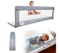 Mobiclinic® Kids, Barrera Seguridad niños Cama, Plegable y portátil, 150 cm, Bolsa de Transporte, 18 Meses a 5 años, Correas Ajustables, Fijación Segura, Barandilla Viaje