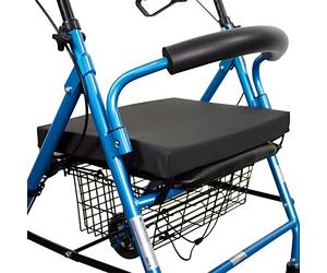 Mobiclinic, Cojín antiescaras para andador, Marca española, Compatible con la mayoría de andadores, Viscoelástico, Funda lavable, Postural, Fijación velcro