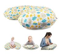 Mobiclinic, Cojín de Lactancia, Fabricado en España, Almohada para Embarazada, 75x45x18 cm, Almohada Embarazada Multifuncional, Funda extraíble 100% algodón, Lavable, Hipoalergénico, Forma U