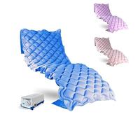 Mobiclinic, Colchón antiescaras de Aire alternante, Modelo Mobi 1, con Motor compresor, PVC médico ignífugo, Marca Española, para escaras de Grado I, 200 x 90 x 7, 130 Celdas, Color Azul