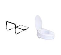 Mobiclinic, Diana, Barrera de Cama, Marca Española, Barra de Cama para Adultos, Barra anticaída para Camas & ® Elevador WC para Adulto, con Tapa, 10 centímetros