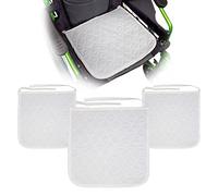Mobiclinic®, Empapadores Adultos, Pack 3 Unidades, Reutilizable, Impermeable, Ajustable, Protector, para Asiento, Hasta 450 Lavados, 40x38 cm, 4 Capas Absorbentes, Silla de Ruedas, Sofá, Camas, Blanco