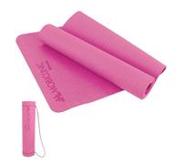 Mobiclinic, Esterilla de Yoga, Incluye Correa de Transporte, 6mm grosor,Marca Española, Antideslizante, Impermeable, Ecológica, Fitness, Deporte, 181x61x0.6 cm, Lavable, Flexible, TPE, Rosa