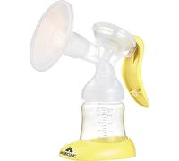 Mobiclinic, Extractor de leche manual, Marca Española, Mango ergonómico, Sacaleches, Sacador de leche materna, Bombeo silencioso, Protector de pecho, Ajustable, Cómodo, Transparente
