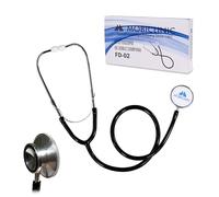 Mobiclinic®, Fonendoscopio de Doble Campana, Alta Precisión Acústica, Adultos y Niños, Ligero, Libre de Látex, Medicina y Enfermería, Ergonómico, Estetoscopio Profesional, Aluminio