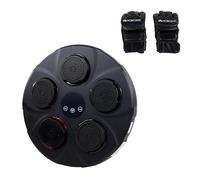Mobiclinic®, Máquina de Boxeo Musical, 9 Modos y 9 Velocidades, Conexión Bluetooth, Pantalla Digital, Guantes de Boxeo, Luces LED, 4H de Autonomía, Entrenamiento en Casa, MusicKangu