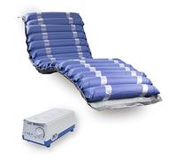 Mobiclinic, Mobi 2, Colchón antiescaras con Motor compresor, para escaras Grado I y II, de Aire alternante, Nylon y PVC médico ignífugo, 200 x 86 x 9.5, 20 Celdas, Color Azul