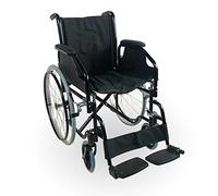 Mobiclinic®, Silla de ruedas plegable, Autopropulsada, Reposabrazos extraíbles y acolchados, Reposapiés abatibles, Catedral, Freno manual, Sistema subebordillos, Antipinchazos, Resistente