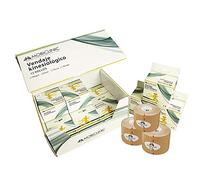 Mobiclinic®, Pack 12 uds. Kinesiotape, Venda Neuromuscular Adhesiva, 5m x 5cm, Esparadrapo Deportivo, Alivio Dolor Muscular, Vendaje Kinesiológico, Cinta Kinesiológica, Face Tape (Beige)
