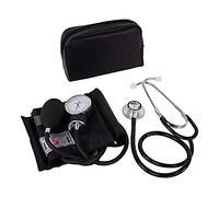 Mobiclinic, Pack de tensiómetro brazo manual y fonendoscopio, Estetoscopio aluminio doble campana, Medición presión arterial, Alta precisión, Fácil usar