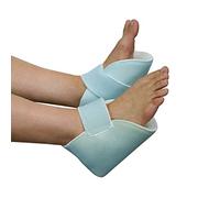 Mobiclinic®, Par Talonera Antiescaras, x2, Codo y Talón, Ajuste con Velcro, Acolchado con Fibra Hueca, Prevención Escaras y Úlceras, Protector Talones, Patucos, Reutilizable, Blanco