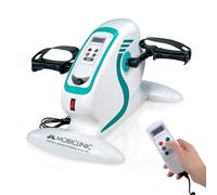 Mobiclinic®, Pedales Estáticos, 12 Niveles de Velocidad, Pedaleo Asistido, Bidireccional, Pantalla Multifunción, Temporizador, para Piernas y Brazos, Mini Bike, Pista