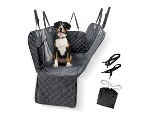 Mobiclinic® pets, Cubre asientos para perros, Sammy, Protector asiento coche, Universal, Antideslizante, Impermeable, Bolsillo lateral, Cintas ajustables